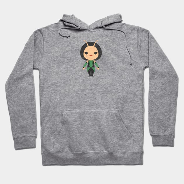 Kawaii Mantis (Guardians of the Galaxy) Hoodie by gabradoodle